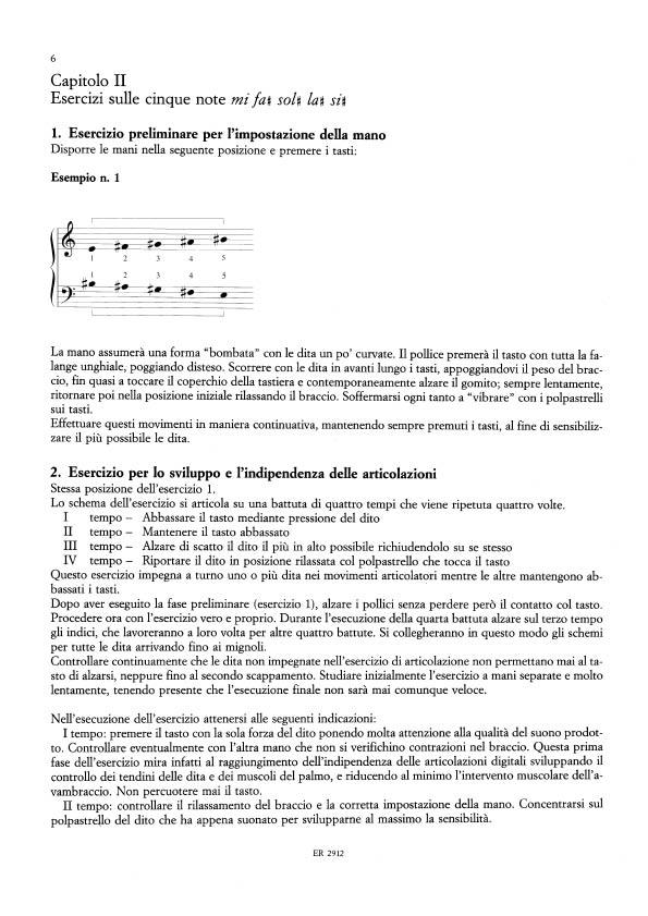 Esercizi Di Tecnica Pianistica